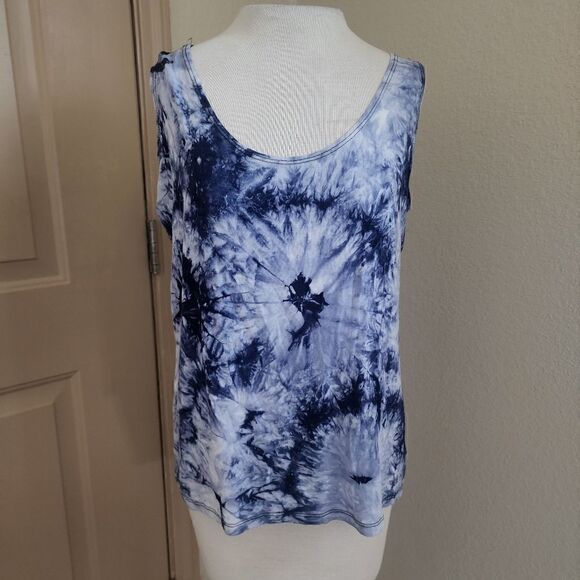 Sole Dione Studio tie dye tank top and fringe cardigan S - Picture 2 of 6